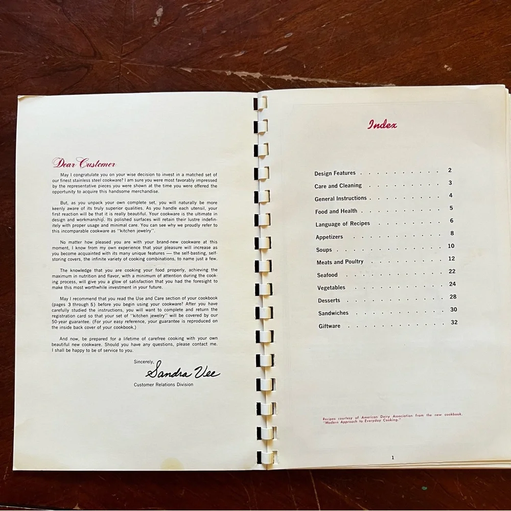 3 for $15: VINTAGE Vollrath Stainless Steel Cookware owners manual and cookbook - Picture 3 of 4